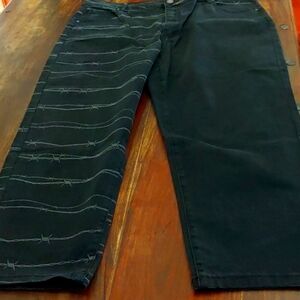 Black barbed wire jeans size 20. Never worn.